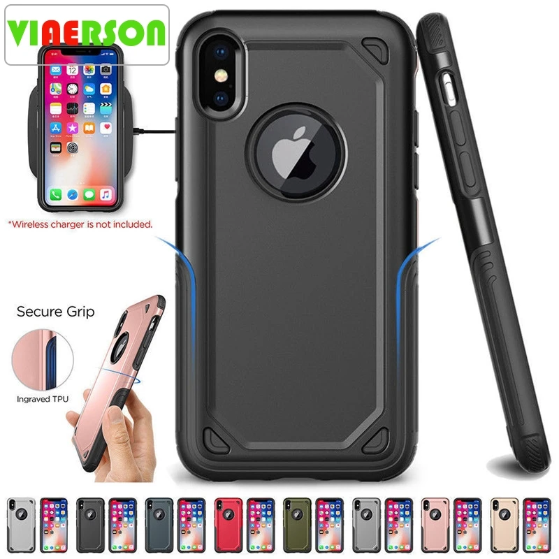 Противоударный армированный чехол в стиле милитари для телефона iPhone X XS Max XR 7 8 6 6S