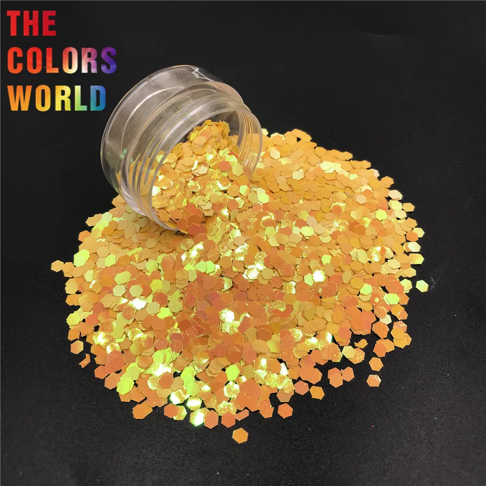 TCI12 Pearlescent Iridescent Yellow Color Hexagon Shape Nail Glitter Nail Art Decoration Nail Gel Makeup Crafts DIY Accessorie
TCI12 Pearlescent Iridescent Yellow Color Hexagon Shape Nail Glitter Nail Art Decoration Nail Gel Makeup Crafts DIY Accessorie