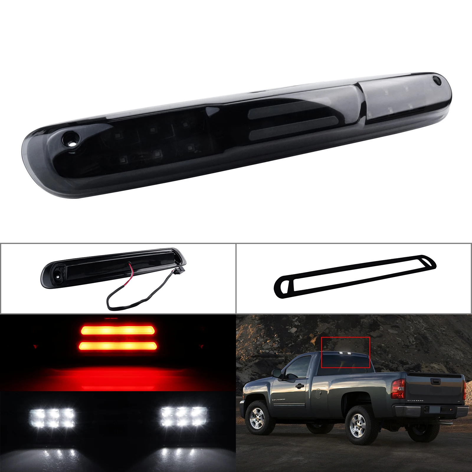 Светодиодный стоп светильник с высоким креплением для установки 2007-2014 Silverado GMC Sierra 2500 3500
Светодиодный стоп светильник с высоким креплением для установки 2007-2014 Silverado GMC Sierra 2500 3500