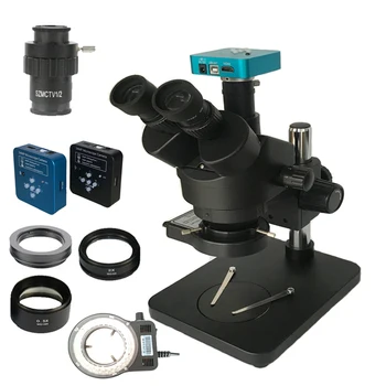 34MP digital hdmi usb microscopio camera 7X-45X Trinocular Stereo Microscope 0.5X 2.0X 1X Objective lens pcb jewelry repair Kit 
34MP digital hdmi usb microscopio camera 7X-45X Trinocular Stereo Microscope 0.5X 2.0X 1X Objective lens pcb jewelry repair Kit