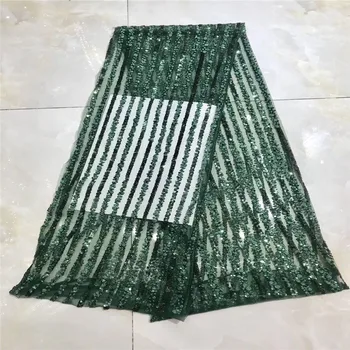 New 2020 African Net Lace Sequins Fabric Embroiderd green High Quality French Lace Fabric Nigerian Lace Fabrics For Wedding
New 2020 African Net Lace Sequins Fabric Embroiderd green High Quality French Lace Fabric Nigerian Lace Fabrics For Wedding