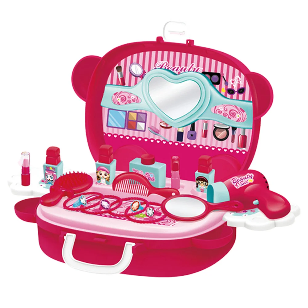 1 Box Children Cosmetics Toy Set Convenient Kids Cosmetic Suitcase Simulation Girl Makeup Toy Box Set (Rosy)
1 Box Children Cosmetics Toy Set Convenient Kids Cosmetic Suitcase Simulation Girl Makeup Toy Box Set (Rosy)