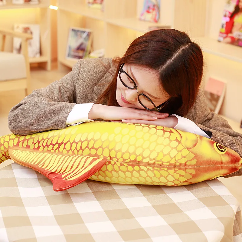 New Style Creative Model Salted Fish Carp Koi Anime Peripheral Plush Comic Exhibition Koi Pillow
New Style Creative Model Salted Fish Carp Koi Anime Peripheral Plush Comic Exhibition Koi Pillow