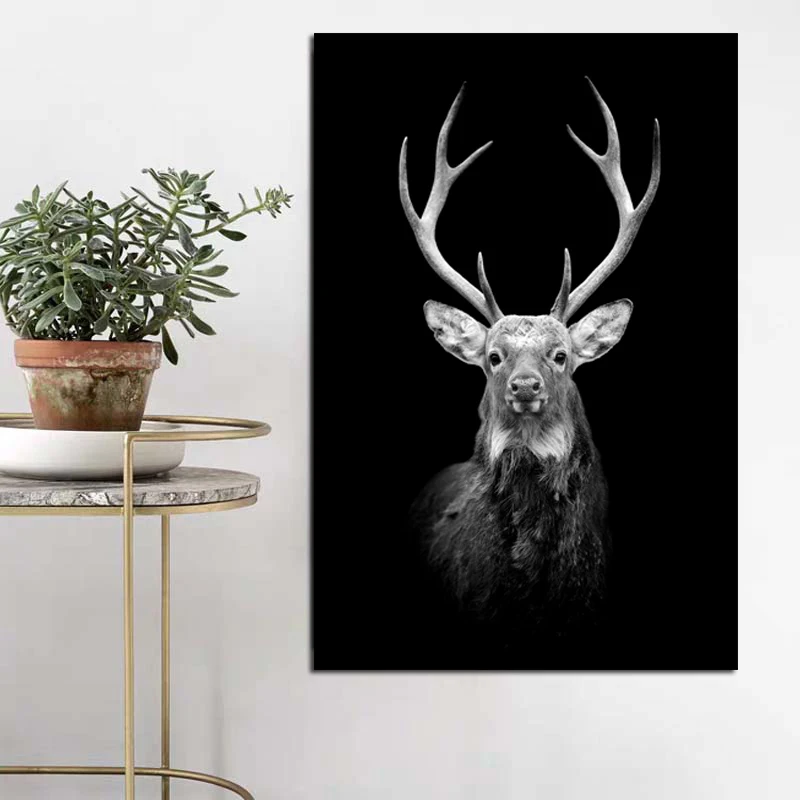 Nordic Pictures Elk Animal Wall Art Canvas Painting For Home Decor Painting On Canvas For Room Decoration
Nordic Pictures Elk Animal Wall Art Canvas Painting For Home Decor Painting On Canvas For Room Decoration