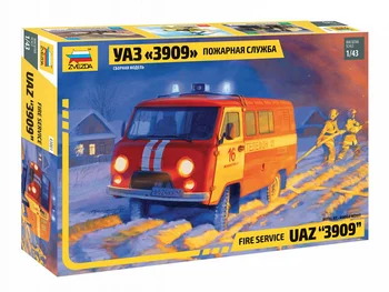 Сборная модель ЗВЕЗДА / ZVEZDA - УАЗ «3909» Пожарная служба 1:43 66 деталей 43001
Сборная модель ЗВЕЗДА / ZVEZDA - УАЗ «3909» Пожарная служба 1:43 66 деталей 43001