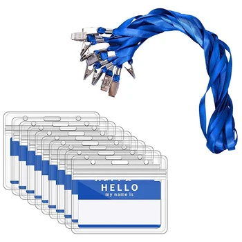 40 Badge Holders with Lanyards for Office and Exhibition Business and School Name Tags
40 Badge Holders with Lanyards for Office and Exhibition Business and School Name Tags