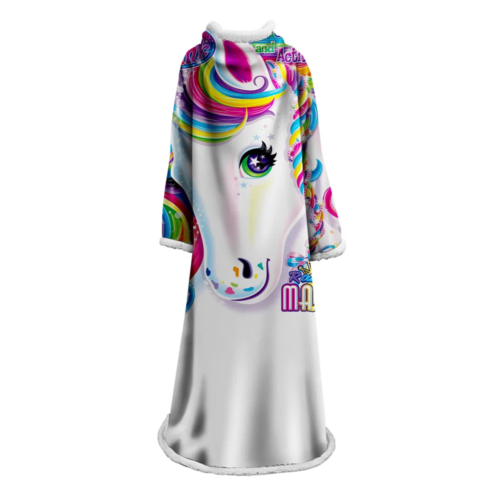 Cartoon Unicorn Sherpa Blanket Girly Floral Bedspread Velvet Plush Soft Comfortable Home Camping Aircraft Blanket With Sleeve
Cartoon Unicorn Sherpa Blanket Girly Floral Bedspread Velvet Plush Soft Comfortable Home Camping Aircraft Blanket With Sleeve