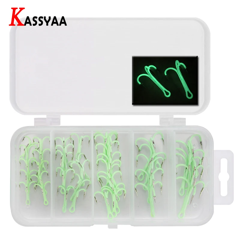 40pcs/box Luminous Treble Barbed Fishing Hooks Set High Steel Round Folded Treble Broken Fishhooks #2 #4 #6 #8 #10 Bass Tools
40pcs/box Luminous Treble Barbed Fishing Hooks Set High Steel Round Folded Treble Broken Fishhooks #2 #4 #6 #8 #10 Bass Tools