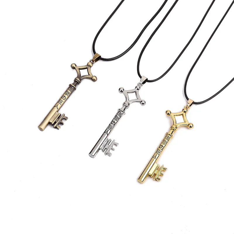 Anime Attack on Titan Key Shape Metal Necklace Women and Men 's Fashion Pendant Cosplay Accessories Figure Gift
Anime Attack on Titan Key Shape Metal Necklace Women and Men 's Fashion Pendant Cosplay Accessories Figure Gift