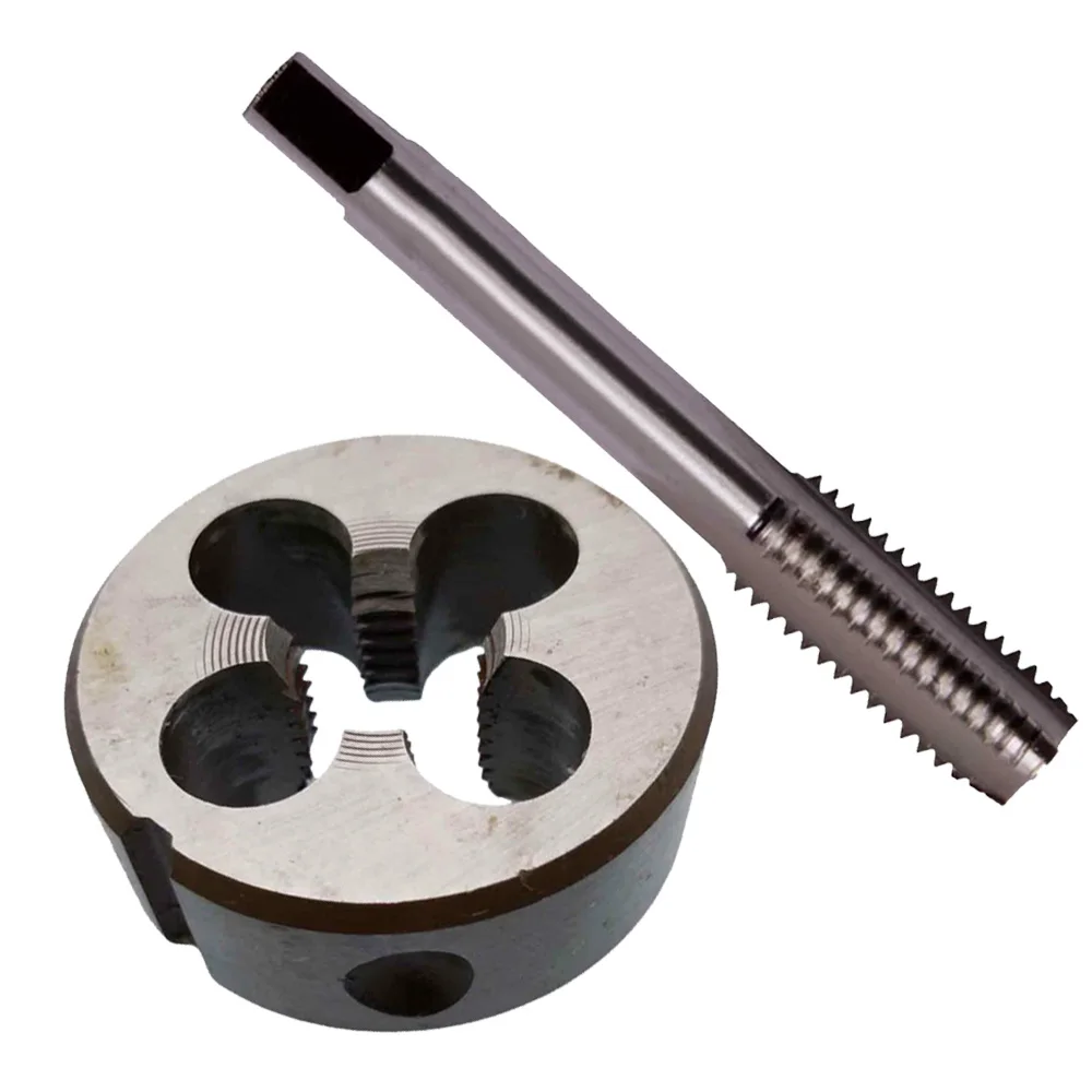 1pc M13 X 1.25mm Die and 1pc HSS Machine M13 X 1.25mm Plug Tap Threading Tool