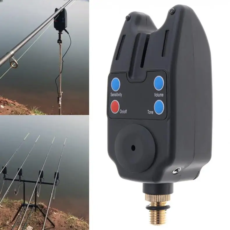 Carp Fishing Bite Alarm with 2 LEDs Blue Light High Adjustable Tone Volume Sensitivity Loud Sound Speaker Fishing Tool
Carp Fishing Bite Alarm with 2 LEDs Blue Light High Adjustable Tone Volume Sensitivity Loud Sound Speaker Fishing Tool
