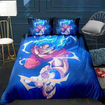 Anime Character Goku Bedding Set Super Saiyan Microfiber Duvet Cover Set Teens Single Double Quilt Cover (Dragon Ball 2/3 Piece)
Anime Character Goku Bedding Set Super Saiyan Microfiber Duvet Cover Set Teens Single Double Quilt Cover (Dragon Ball 2/3 Piece)