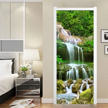 Mountain Waterfall Door Sticker Nature Landscape Wall Painting Living Room Bedroom Pvc Self Adhesive Photo Mural Wallpaper
Mountain Waterfall Door Sticker Nature Landscape Wall Painting Living Room Bedroom Pvc Self Adhesive Photo Mural Wallpaper