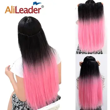 Alileader 5Clips In Hair 22Inch Synthetic Hair Extensions Long Straight Clips On Hairs Fake Hairs Extension Heat Resisting Fiber 
Alileader 5Clips In Hair 22Inch Synthetic Hair Extensions Long Straight Clips On Hairs Fake Hairs Extension Heat Resisting Fiber