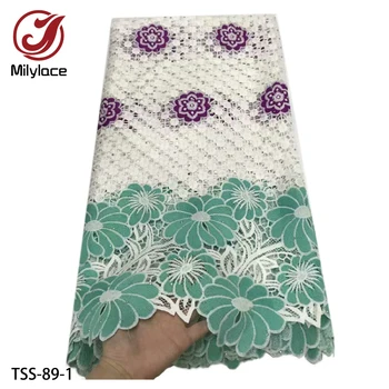 Latest Guipure Lace Cord Lace Embroiderey French African Cord Lace Fabric High Quality Nigeria Lace Fabric for Wedding TSS-89
Latest Guipure Lace Cord Lace Embroiderey French African Cord Lace Fabric High Quality Nigeria Lace Fabric for Wedding TSS-89
