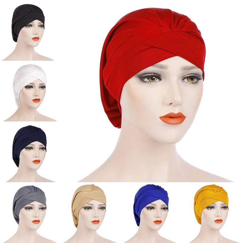 Bohemian Hijab Caps Muslim Turban Women Solid Color Scarf Protection Cap Muslim Multifunctional Headwear Ramadan High Quality
Bohemian Hijab Caps Muslim Turban Women Solid Color Scarf Protection Cap Muslim Multifunctional Headwear Ramadan High Quality