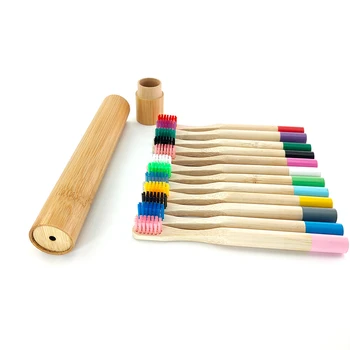 1pc Bamboo Tube Reusable Natural Soft Toothbrushes Case 1pc Eco Friendly Paint Toothbrush Child Universal Travel Oral Care
1pc Bamboo Tube Reusable Natural Soft Toothbrushes Case 1pc Eco Friendly Paint Toothbrush Child Universal Travel Oral Care