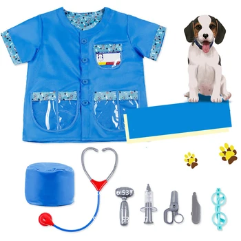 

Surgical Doctor Nurse Uniform Boy Halloween Costume for Kids Baby Girl Role Play Animal Medical Christmas Gift Carnival Party