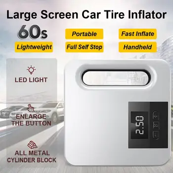 Protable Large Screen Car Tire Inflator Air Pump Electric Car Air Compressor Mini Tire Inflator Auto Tyre Pumb 12V Air Inflator
Protable Large Screen Car Tire Inflator Air Pump Electric Car Air Compressor Mini Tire Inflator Auto Tyre Pumb 12V Air Inflator