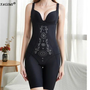 YAGIMI Volcanic Energy Stone Waist Trainer Body Shaper Lingering Bodysuit Loss Weight Slimming Shapewear Curve Corset Sexy Dress 
YAGIMI Volcanic Energy Stone Waist Trainer Body Shaper Lingering Bodysuit Loss Weight Slimming Shapewear Curve Corset Sexy Dress
