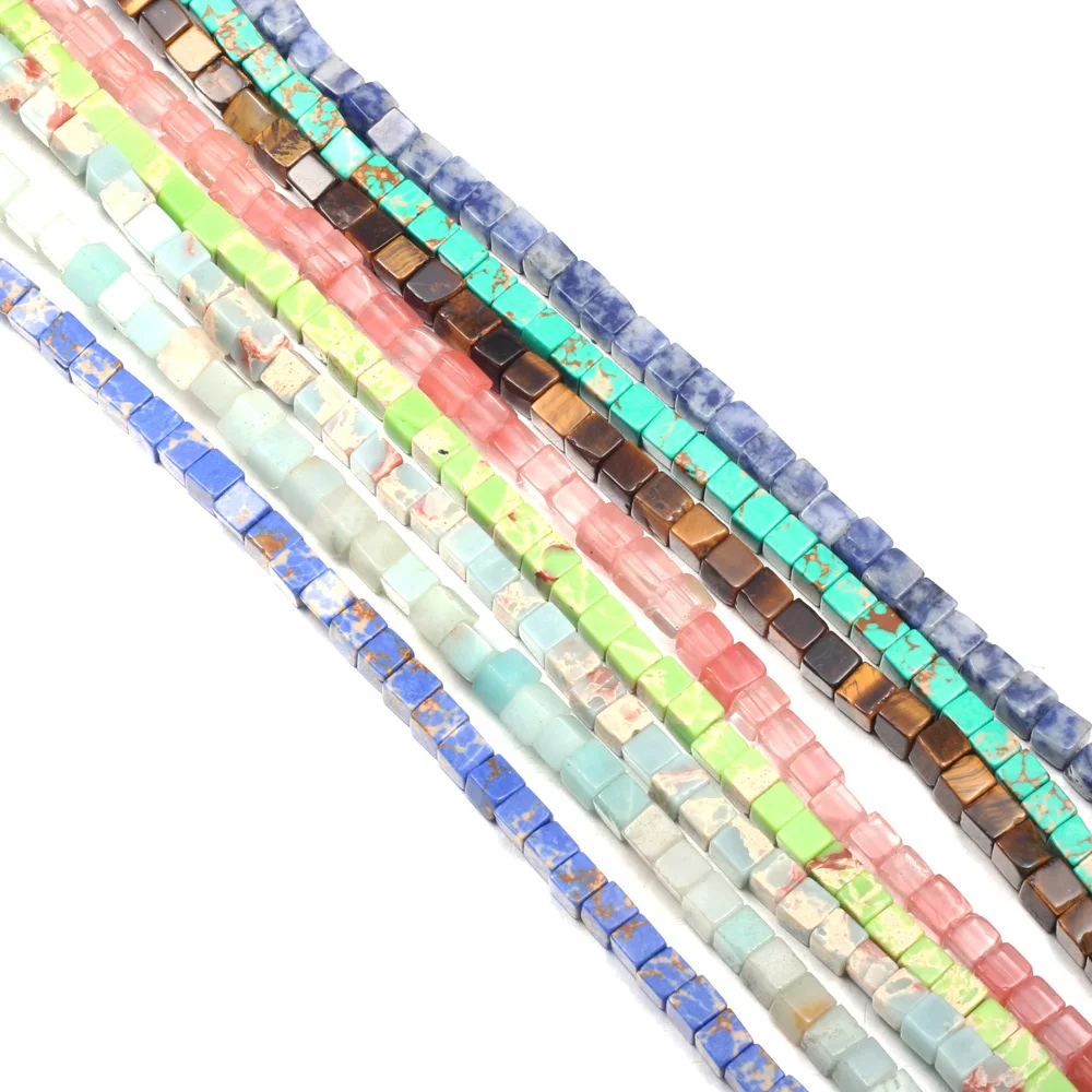 Natural Stone Scattered bead Square shape agates lapis lazuli string Beads for Jewelry Making DIY Necklace Bracelet Accessories
Natural Stone Scattered bead Square shape agates lapis lazuli string Beads for Jewelry Making DIY Necklace Bracelet Accessories
