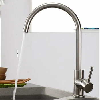 Faucet Tap Stainless Steel 360 Degree Rotatable Hot Cold Mixer Durable for Home Kitchen Sink P666
Faucet Tap Stainless Steel 360 Degree Rotatable Hot Cold Mixer Durable for Home Kitchen Sink P666