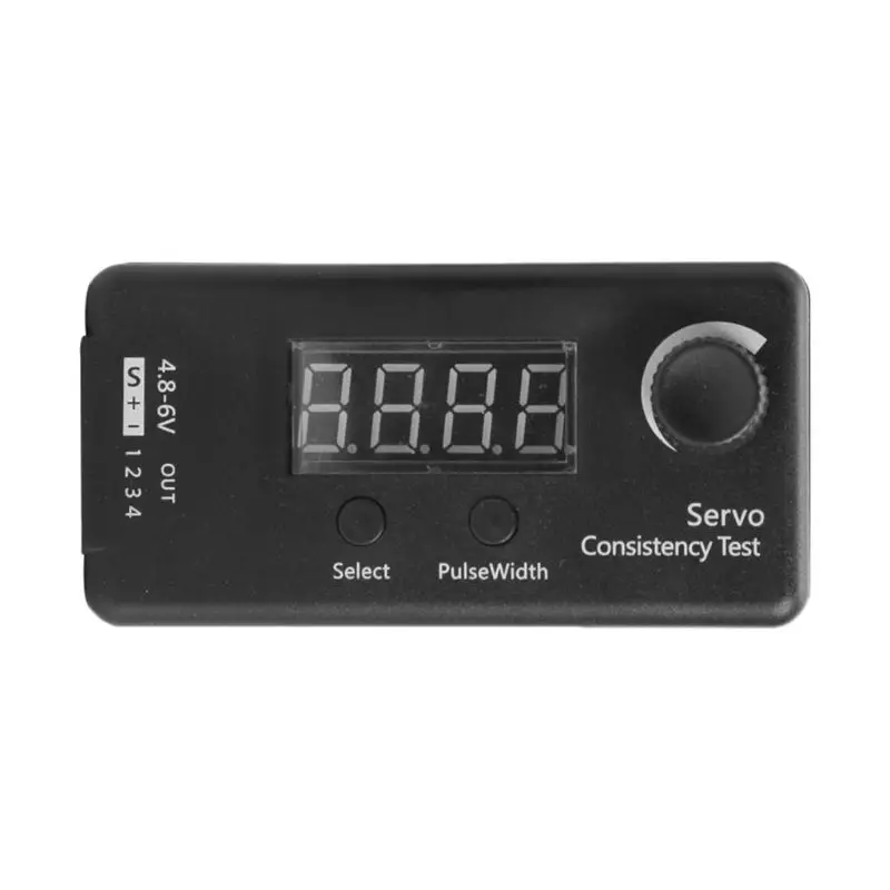 DC 4.8-6V 3 Mode Mini Digital Servo/ESC Consistency Tester Steering Gear Measurement for RC Helicopter Airplane Car Tool
DC 4.8-6V 3 Mode Mini Digital Servo/ESC Consistency Tester Steering Gear Measurement for RC Helicopter Airplane Car Tool