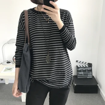 Plus Size Stripe Sweater Knitted Tops 2019 Autumn Winter Clothes Fashion Loose Pullovers Sweaters Oversize Jumper Girl Woman
Plus Size Stripe Sweater Knitted Tops 2019 Autumn Winter Clothes Fashion Loose Pullovers Sweaters Oversize Jumper Girl Woman