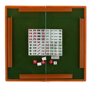 Mini Mahjong Game Chinese Traditional Game Gathering Party Game Green ML-006
Mini Mahjong Game Chinese Traditional Game Gathering Party Game Green ML-006