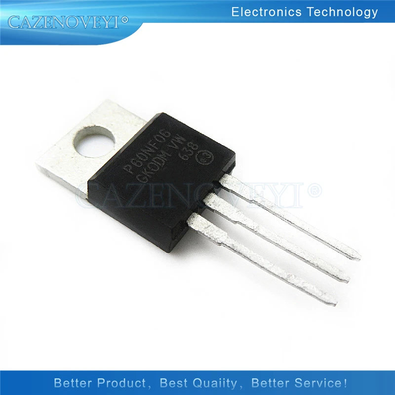 10 шт./лот STP60NF06 P60NF06 STP60NF06L 60NF06 TO-220 В наличии | Электронные компоненты и