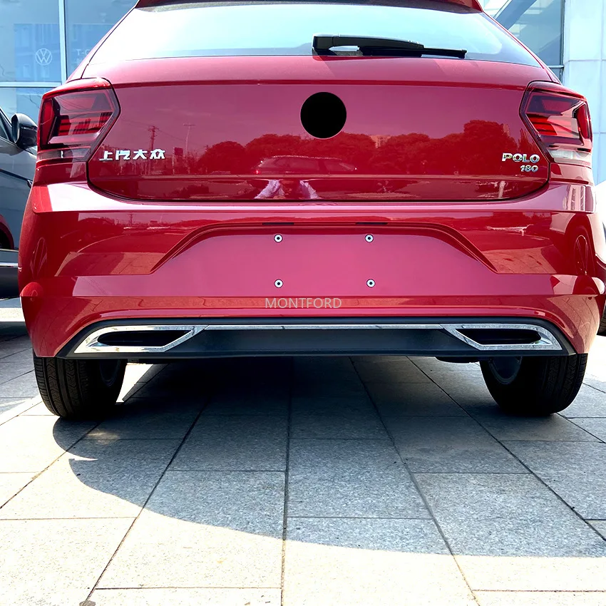 1 Set Rear Bumper Diffuser Lip Spoiler Air outlet Exhaust Strip Cover Trim For Volkswagen for VW Polo MK6 Polo Plus 2018 19 +
1 Set Rear Bumper Diffuser Lip Spoiler Air outlet Exhaust Strip Cover Trim For Volkswagen for VW Polo MK6 Polo Plus 2018 19 +