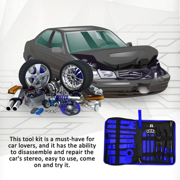 Hot 19pcs Auto Car Audio Radio Interior Door Panel DIY Plastic Demolition Installation Pry Tool Repair Hand Tools Kit Car Stylin 
Hot 19pcs Auto Car Audio Radio Interior Door Panel DIY Plastic Demolition Installation Pry Tool Repair Hand Tools Kit Car Stylin