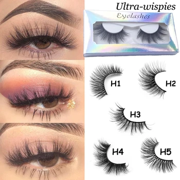 1 Pair 3D Faxu Mink Hair False Eyelashes Ultra-wispies Fluffy Criss-cross Natural Lashes Handmade Cruelty-free Eye Makeup Tools 
1 Pair 3D Faxu Mink Hair False Eyelashes Ultra-wispies Fluffy Criss-cross Natural Lashes Handmade Cruelty-free Eye Makeup Tools