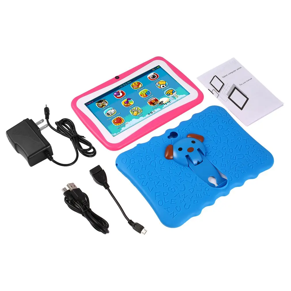 7 Inch Quad Core Kids Children Tablet PC 512MB RAM+8GB ROM Professional Learning Education Tablet Computer for Android 4.4
7 Inch Quad Core Kids Children Tablet PC 512MB RAM+8GB ROM Professional Learning Education Tablet Computer for Android 4.4