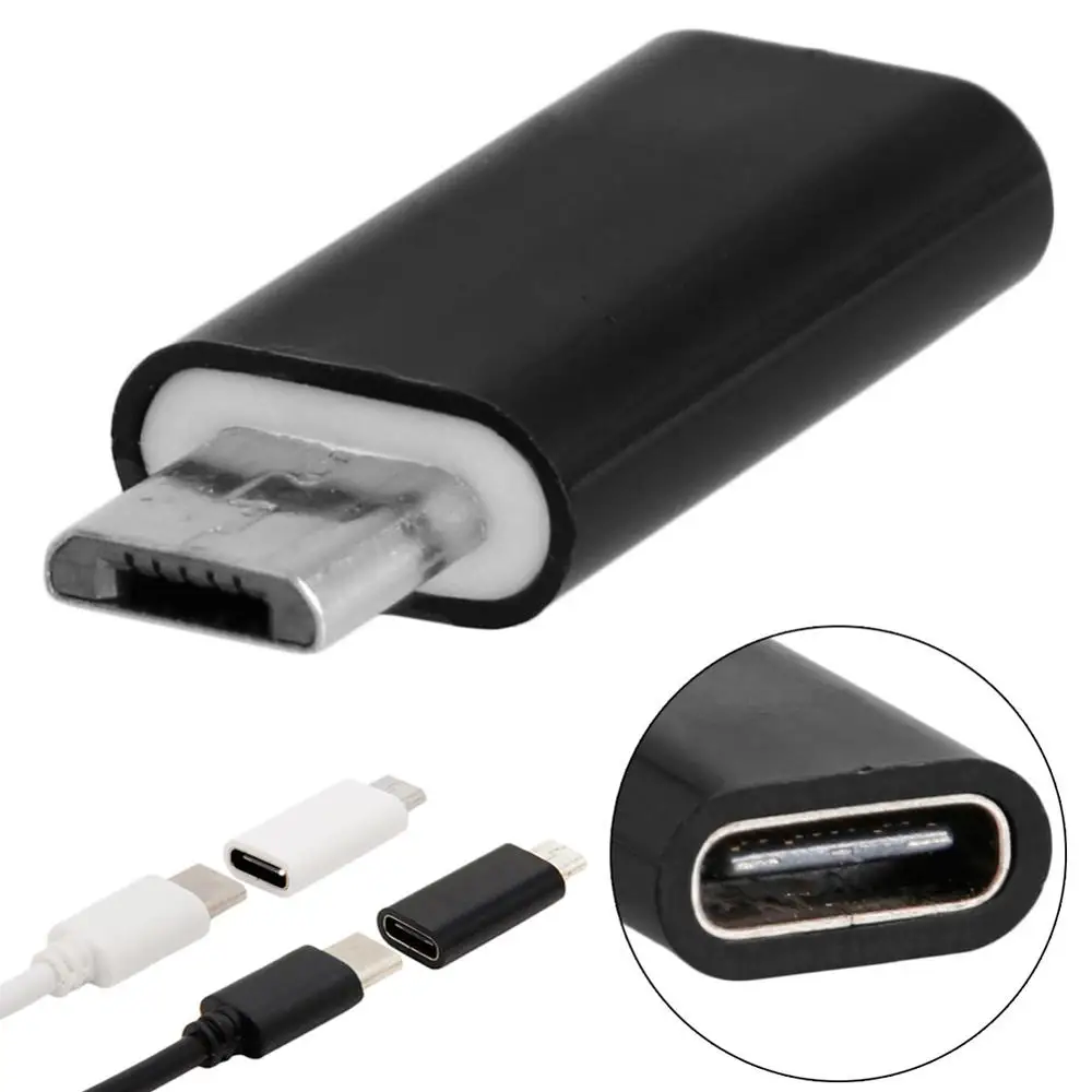Micro USB 2.0 5Pin Male Jack to USB 3.1 Type C Female Connector Data Adapter 
Micro USB 2.0 5Pin Male Jack to USB 3.1 Type C Female Connector Data Adapter