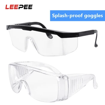 LEEPEE Safety Goggles Eye Protection Anti-fog Lab Glasses Clear Lens Anti-Sneeze Liquid Glasses Foldable Anti-Droplets Windproof 
LEEPEE Safety Goggles Eye Protection Anti-fog Lab Glasses Clear Lens Anti-Sneeze Liquid Glasses Foldable Anti-Droplets Windproof