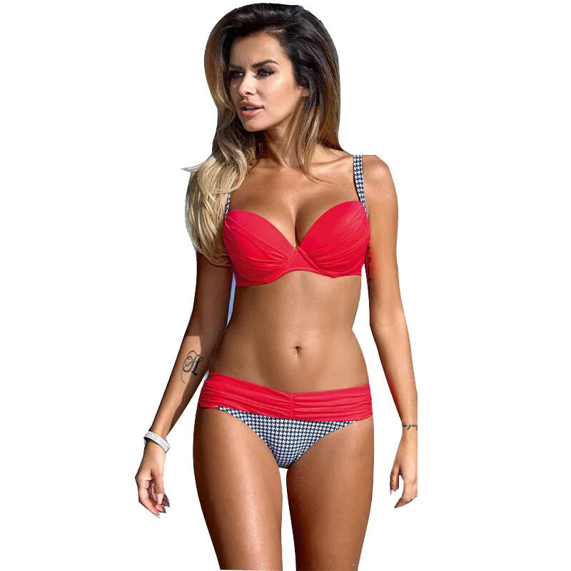 Sexy Bikinis Women Swimsuit 2019 Top Push Up Bikini Set Plus Size Swimwear XXL Summer Low Waisted Bathing Suits Halter
Sexy Bikinis Women Swimsuit 2019 Top Push Up Bikini Set Plus Size Swimwear XXL Summer Low Waisted Bathing Suits Halter