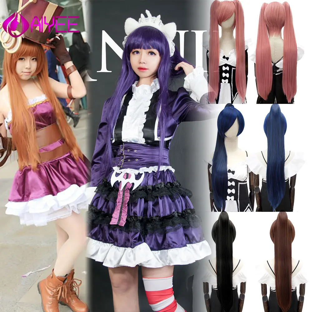 AIYEE 32"Clip In Hair Synthetic Cosplay Wig Claw Drawstring Synthetic Cosplay Wig Cosplay Wig Long Straight Heat Resistant
AIYEE 32"Clip In Hair Synthetic Cosplay Wig Claw Drawstring Synthetic Cosplay Wig Cosplay Wig Long Straight Heat Resistant
