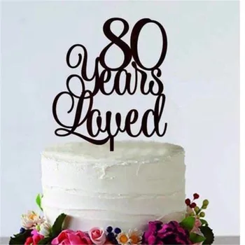 Personalized age Cake Topper,80 Years Loved Cake Topper, Unique Birthday Party Topper, 80th Anniversary Cake Topper
Personalized age Cake Topper,80 Years Loved Cake Topper, Unique Birthday Party Topper, 80th Anniversary Cake Topper