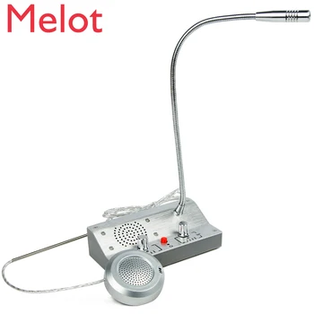 SQR Bank Counter Window Intercom System Anti-interference Dual-Way Intercommunication Microphone Talk Through Glass INTERCOM
SQR Bank Counter Window Intercom System Anti-interference Dual-Way Intercommunication Microphone Talk Through Glass INTERCOM