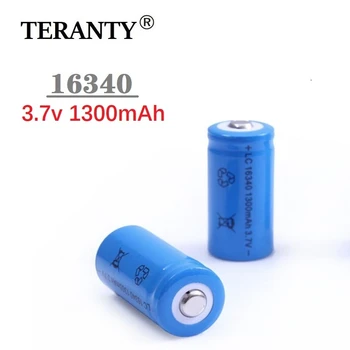 2Pcs/set 16340 battery CR123A 3.7V 1300mAh Rechargeable Li-ion Battery for Led Flashlight batery litio battery Wholesale
2Pcs/set 16340 battery CR123A 3.7V 1300mAh Rechargeable Li-ion Battery for Led Flashlight batery litio battery Wholesale