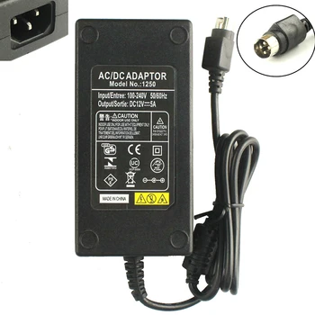 12V-5A Switching Power Supply 4 Pin 60W Converter Adapter 4-Pin For LCD TV Monitor Flat Panel TV DVR Cable Cord Charger
12V-5A Switching Power Supply 4 Pin 60W Converter Adapter 4-Pin For LCD TV Monitor Flat Panel TV DVR Cable Cord Charger