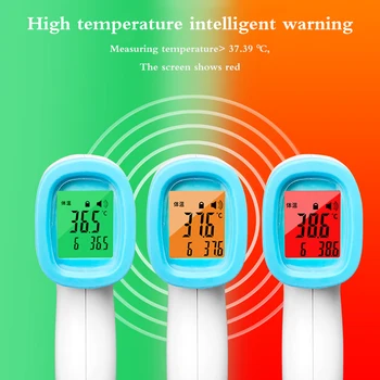 Non-Contact Body Thermometer Forehead Digital Infrared Thermometer Portable Non-Contact Baby/Adult Temperature
Non-Contact Body Thermometer Forehead Digital Infrared Thermometer Portable Non-Contact Baby/Adult Temperature