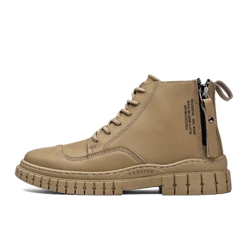 Autumn and winter new products to promote men's shoes casual Martin boots high-top work shoes
Autumn and winter new products to promote men's shoes casual Martin boots high-top work shoes