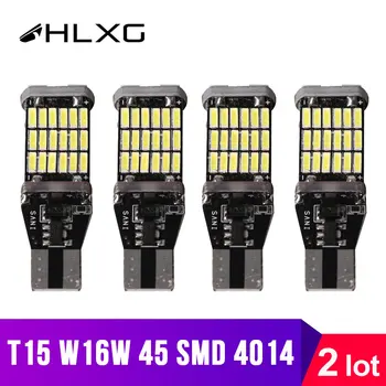 Super Bright T15 LED W16W 921 906 45 SMD 4014 Car Auto Signal Reverse Lights Reversing Lighting Back-up Lamp White HLXG 12V 4PCS
Super Bright T15 LED W16W 921 906 45 SMD 4014 Car Auto Signal Reverse Lights Reversing Lighting Back-up Lamp White HLXG 12V 4PCS