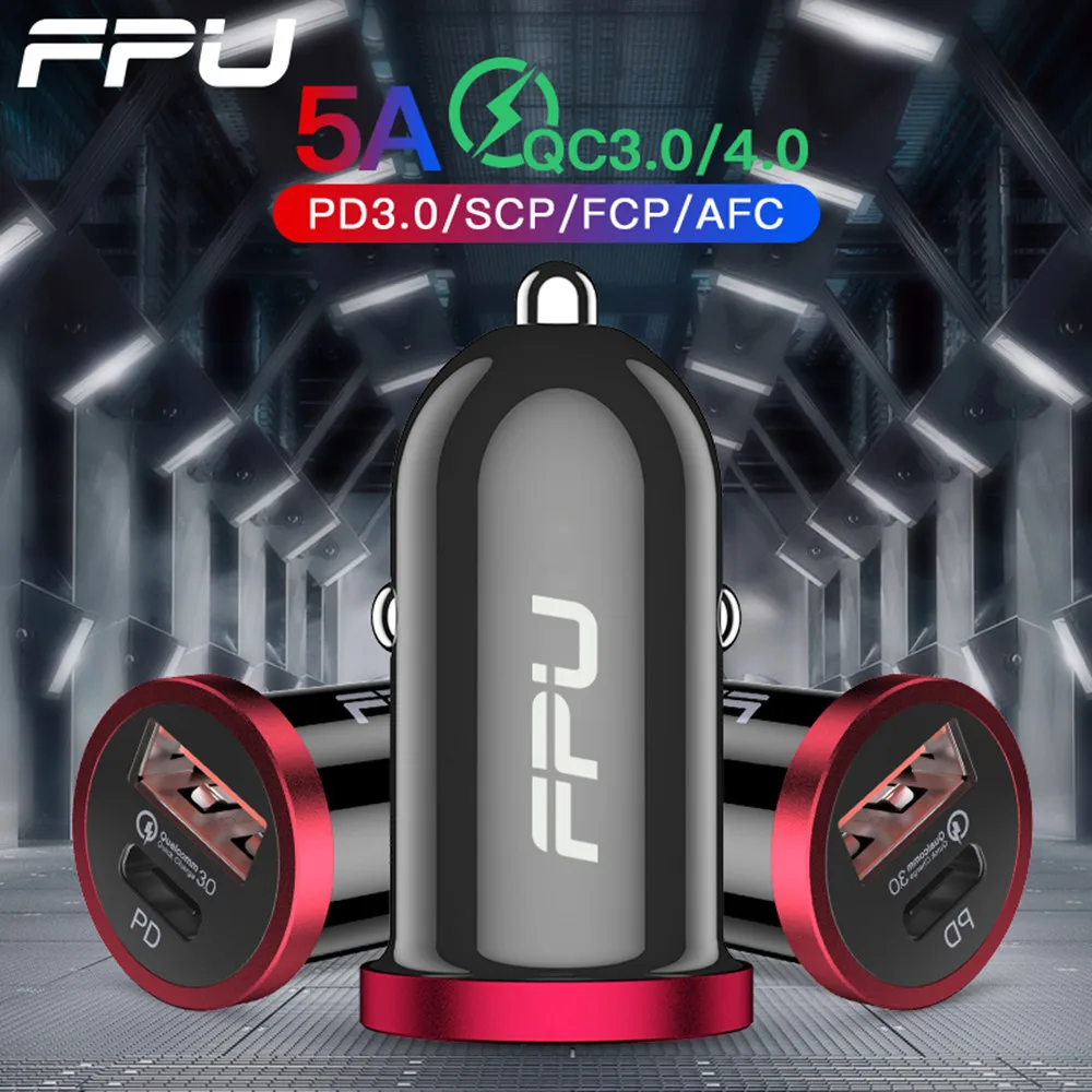 FPU 30W Quick Charge 4.0 3.0 USB Car Charger For Xiaomi Mi iPhone 11 Pro Max QC4.0 QC3.0 QC 5A Fast PD Car Phone Charger Adapter
FPU 30W Quick Charge 4.0 3.0 USB Car Charger For Xiaomi Mi iPhone 11 Pro Max QC4.0 QC3.0 QC 5A Fast PD Car Phone Charger Adapter