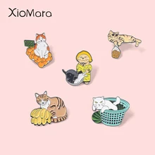 Vendor Cat Enamel Pin Animal Collection Sell Watermelon Orange Fruit Lapel Brooch Badge Cartoon Kindergarten Friend Gift Jewelry
Vendor Cat Enamel Pin Animal Collection Sell Watermelon Orange Fruit Lapel Brooch Badge Cartoon Kindergarten Friend Gift Jewelry