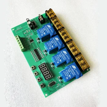 Four way relay 30A high power module programmable double motor control self-locking interlock sequential cycle start
Four way relay 30A high power module programmable double motor control self-locking interlock sequential cycle start