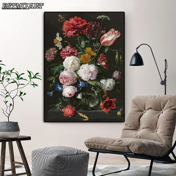 Canvas Wall Art Poster Rose Flower Classic Romantic Floral Cuadros Oil Painting Paintings on The Wall Home Decor Posters Bedroom
Canvas Wall Art Poster Rose Flower Classic Romantic Floral Cuadros Oil Painting Paintings on The Wall Home Decor Posters Bedroom