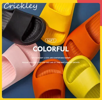 Summer Kids Slippers Solid Soft Antiskid Beach Shoes for Boys Girls Light Indoor Floor Slippers EVA Children Home Slippers
Summer Kids Slippers Solid Soft Antiskid Beach Shoes for Boys Girls Light Indoor Floor Slippers EVA Children Home Slippers